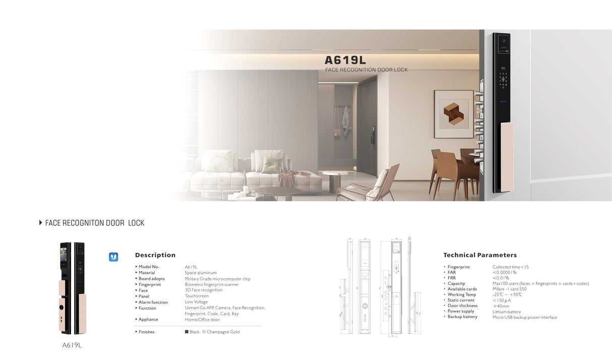 Akıllı Basmalı-Çekmeli Kilit - Guardian Alaşım Sürümü (Yeni Çıkış 2025) Akıllı Basmalı-Çekmeli Kilit - Guardian Alaşım Sürümü (Yeni Çıkış 2025)
