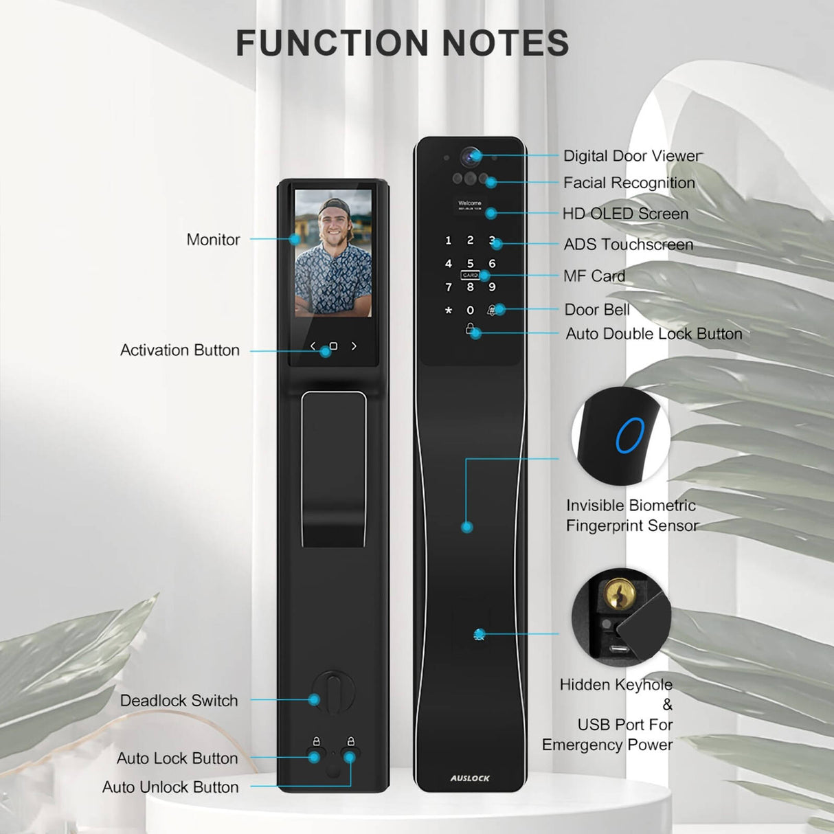 Smart Push-Pull Lock - Space Alloy Edition Smart Push-Pull Lock - Space Alloy Edition