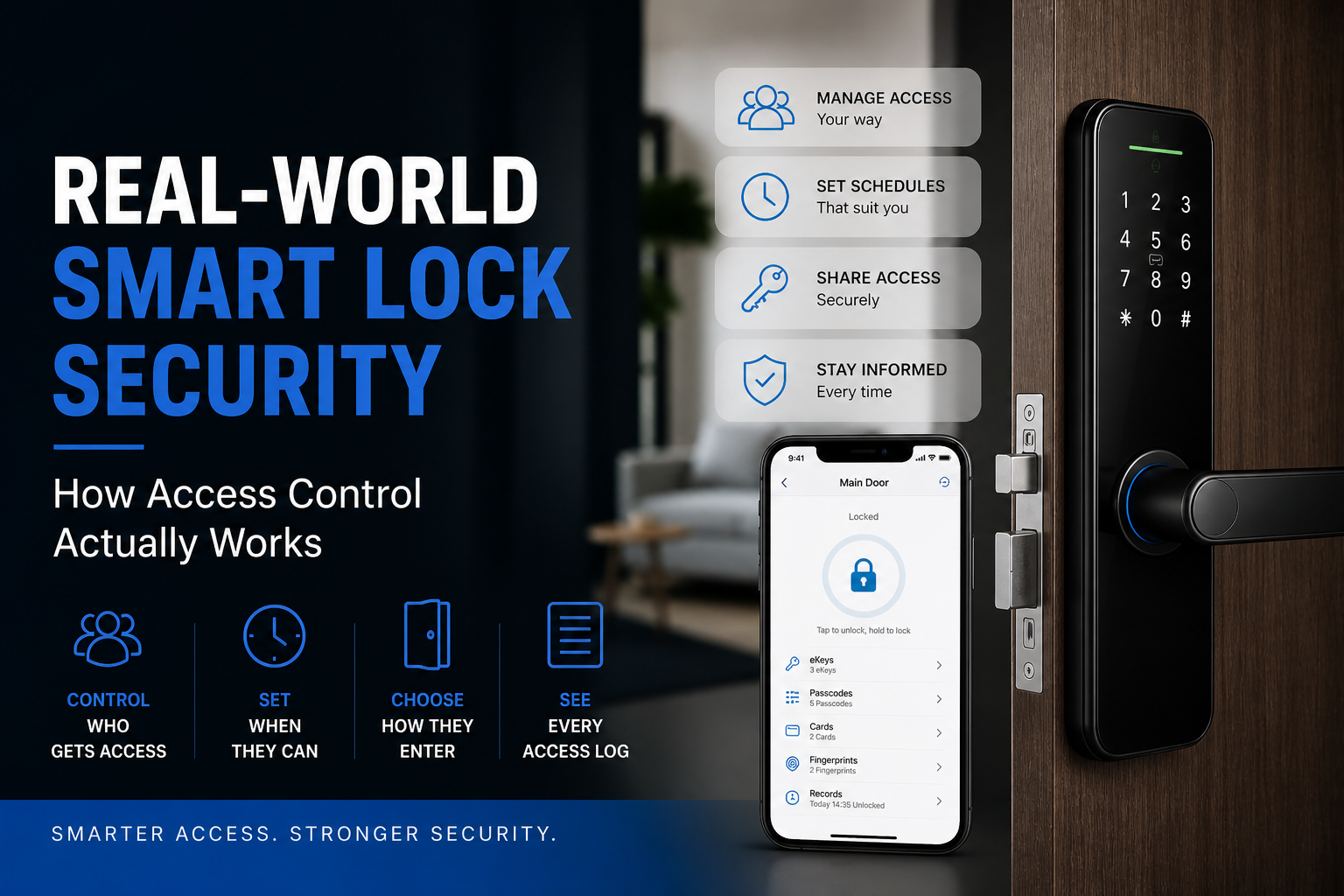 Real-World Smart Lock Security: How Access Control Actually Works
