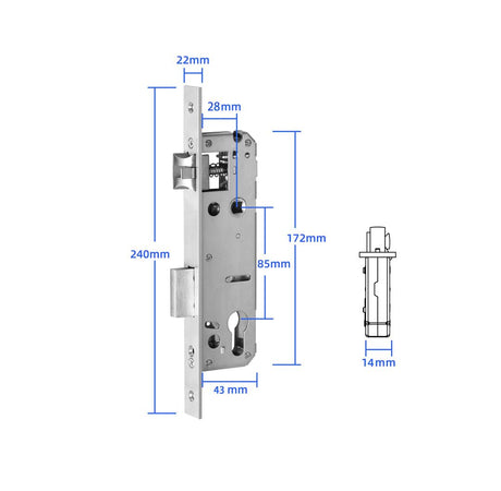 AUSLOCK Gömme Kilit