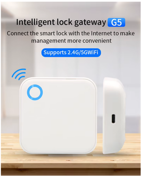 G5 Dual Band WiFi Gateway for Smart Locks – Remote Access & App Control