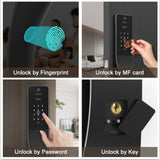 Smart Push-Pull Lock - Space Alloy Edition