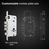 Smart Push-Pull Lock - Space Alloy Edition