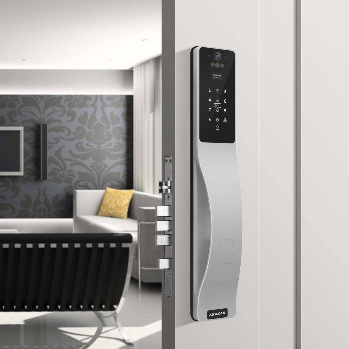 Smart Push-Pull Lock - Space Alloy Edition